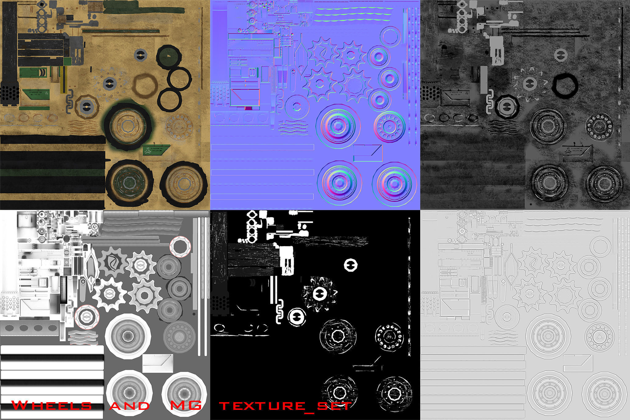 M1 Abrams Low-poly 3D model_20