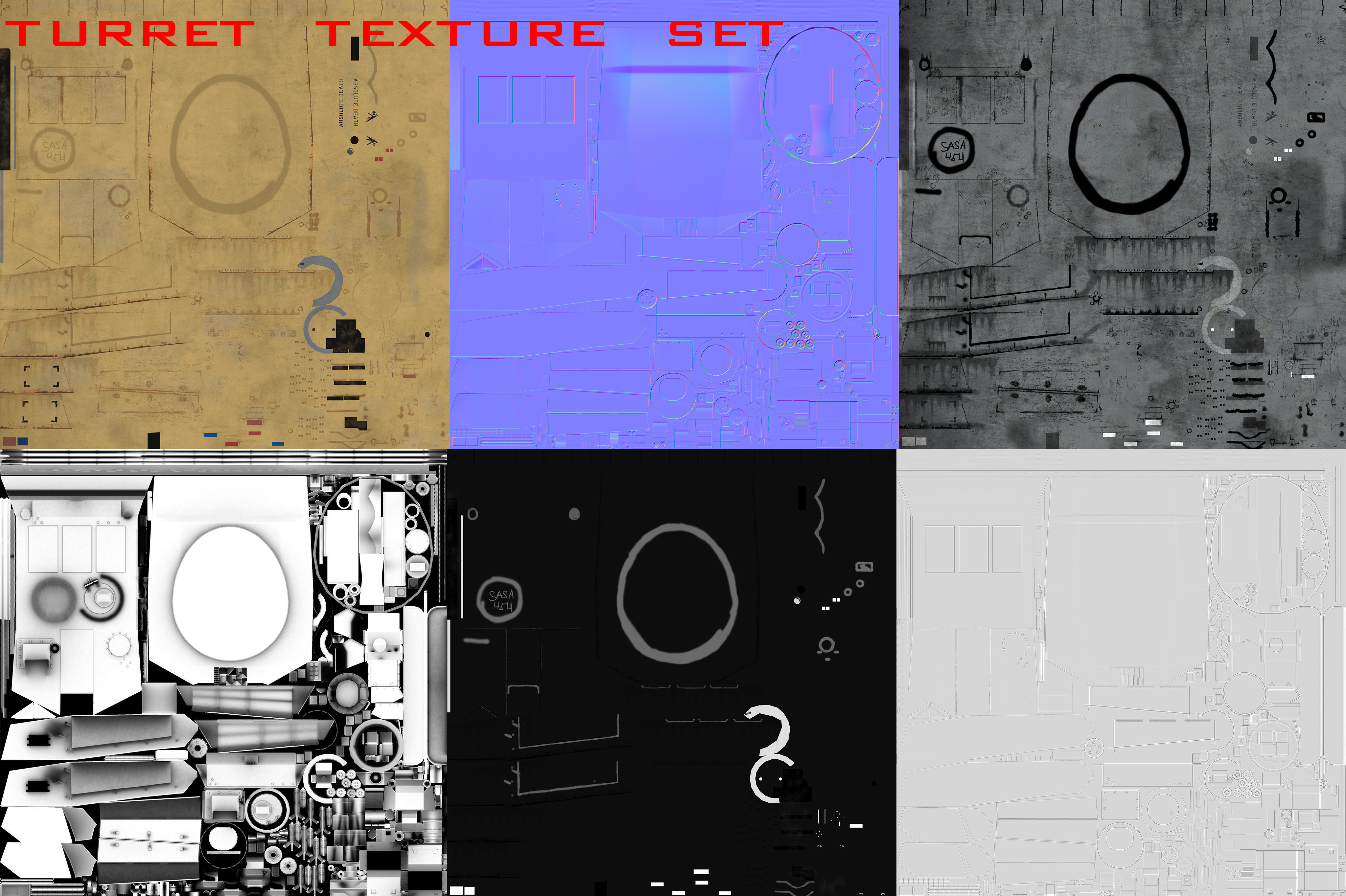 M1 Abrams Low-poly 3D model_19