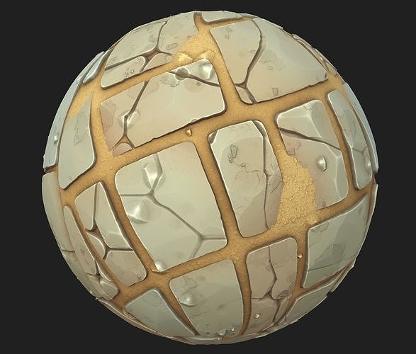 Stylized Floor Texture Pack - Modular 4k  - Unreal Engine 4 Texture