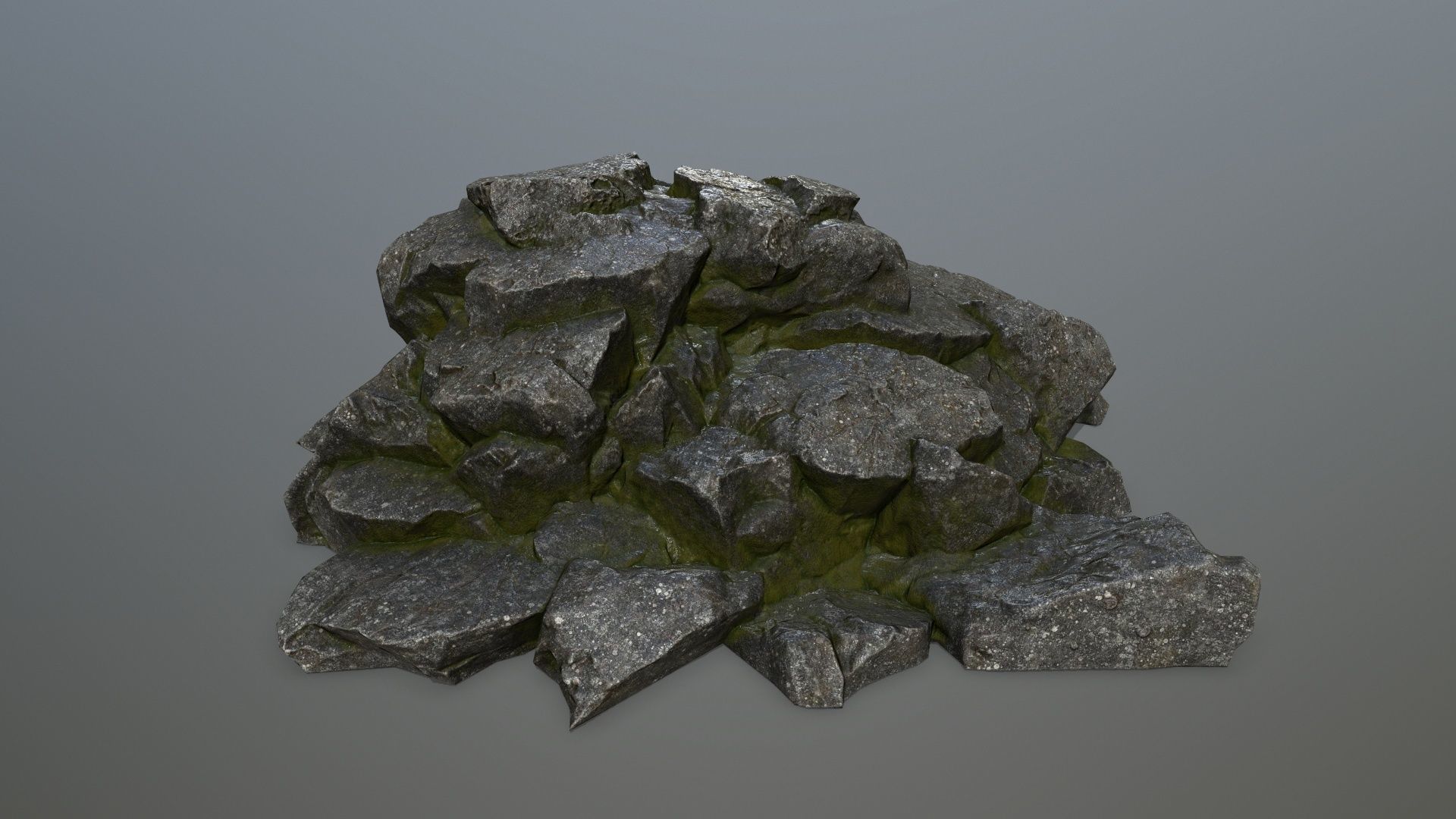 rocks rock Low-poly 3D model_24