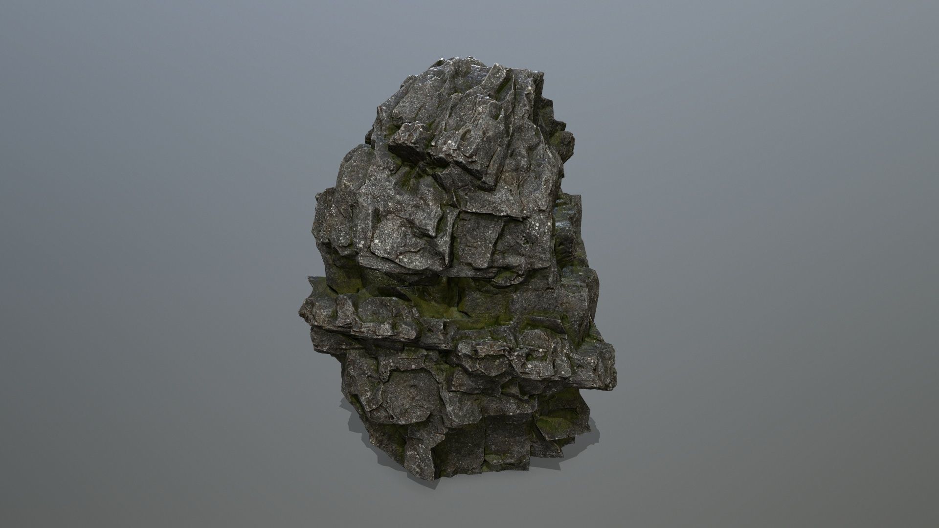 rocks rock Low-poly 3D model_28