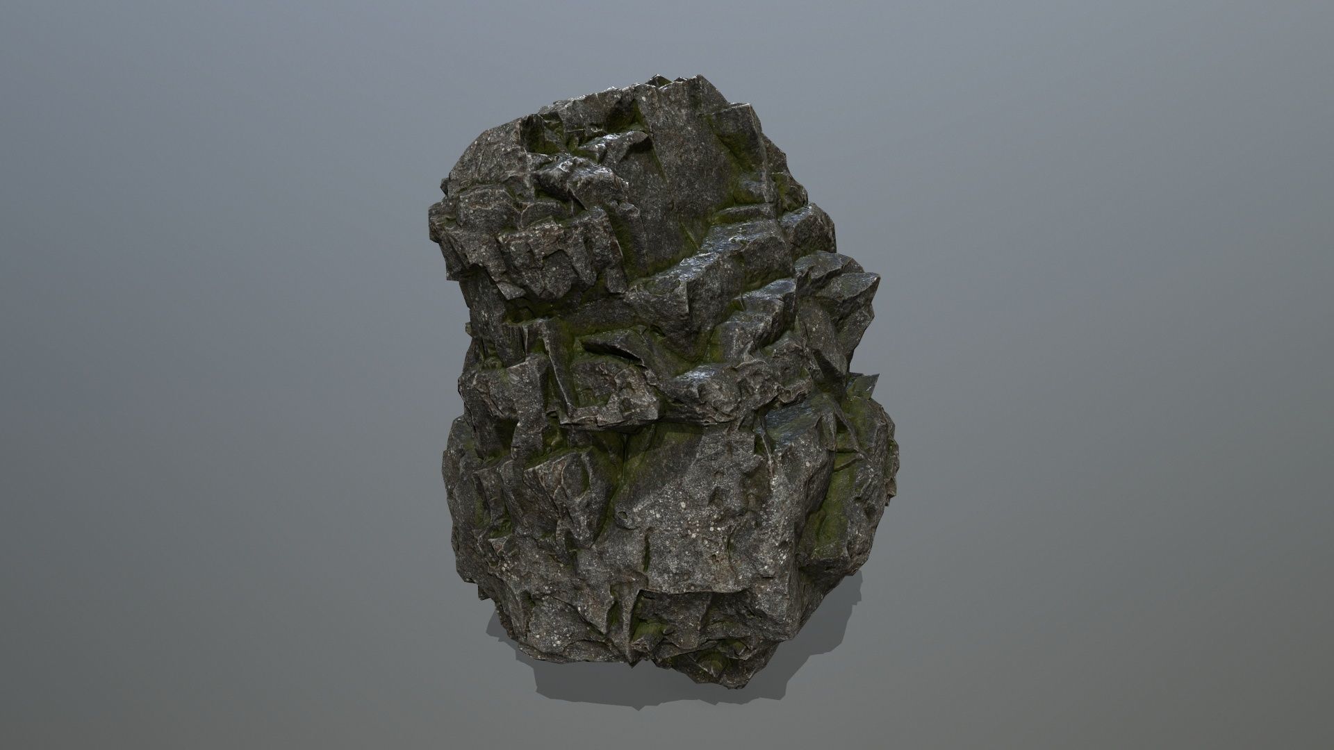 rocks rock Low-poly 3D model_25