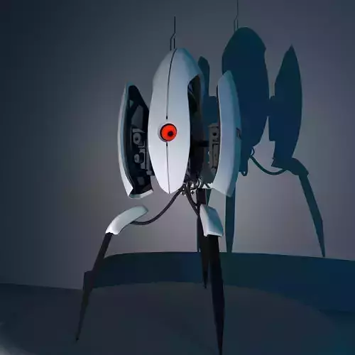 Portal Turret 3D model 3D model