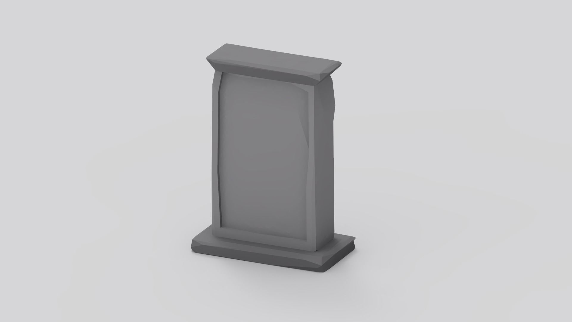 Haunted Graveyard Pack - 54 Assets Low-poly 3D model_22