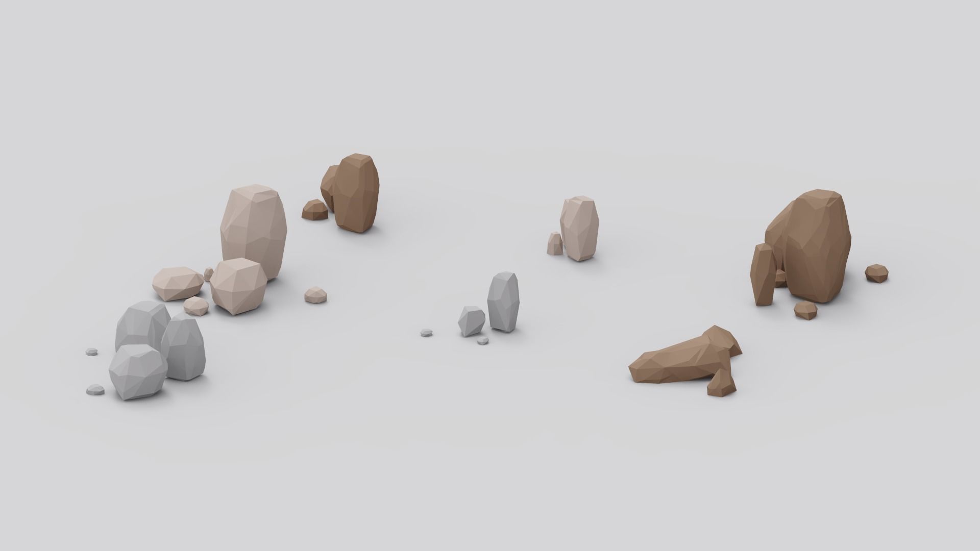 Haunted Graveyard Pack - 54 Assets Low-poly 3D model_11