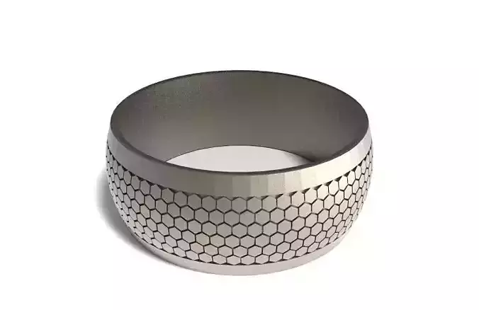 Ring 3 metal with holes