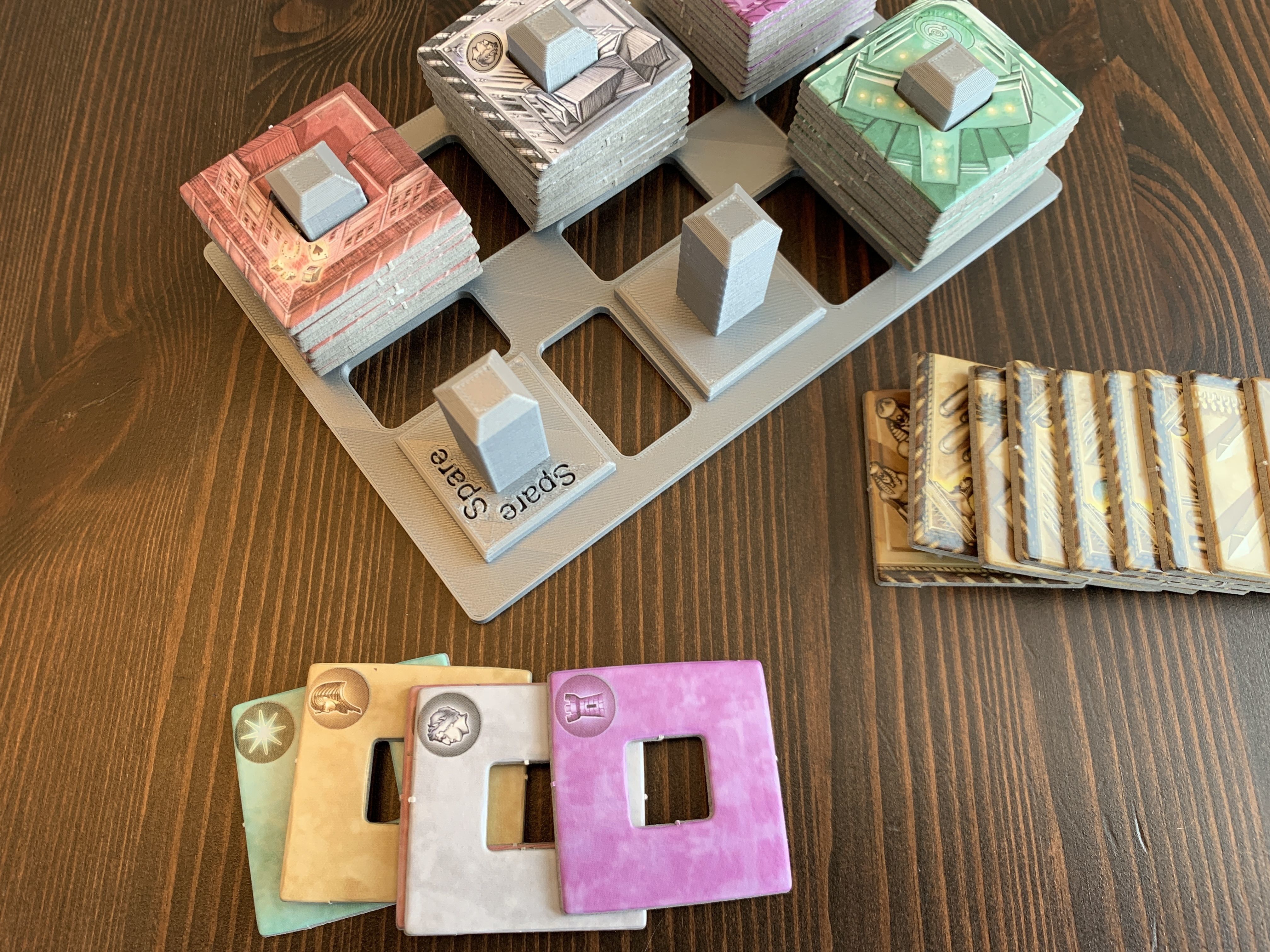 Lords of Vegas Board Game Organizer Insert with Up Expansion 3D print model_5