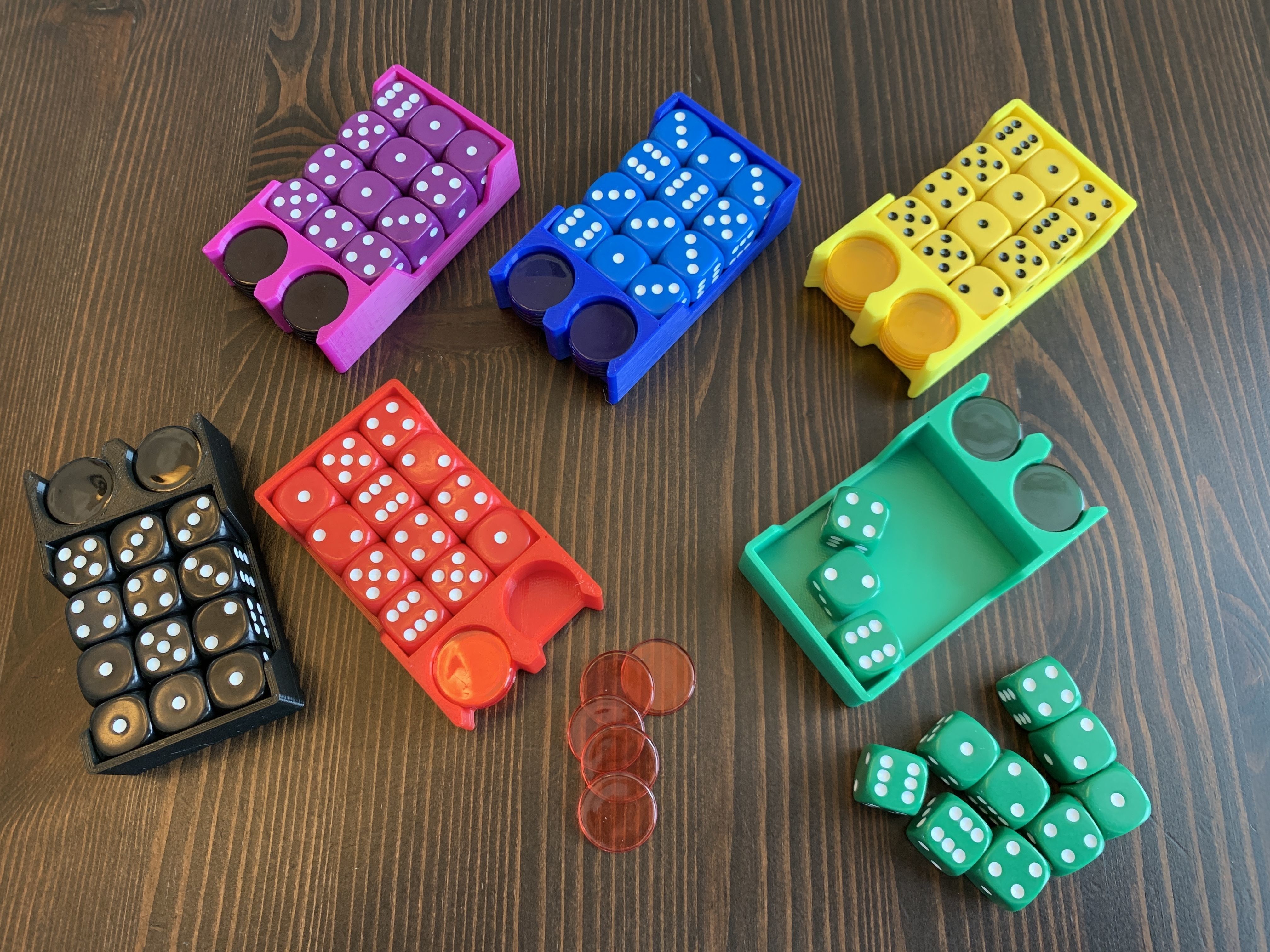 Lords of Vegas Board Game Organizer Insert with Up Expansion 3D print model_4