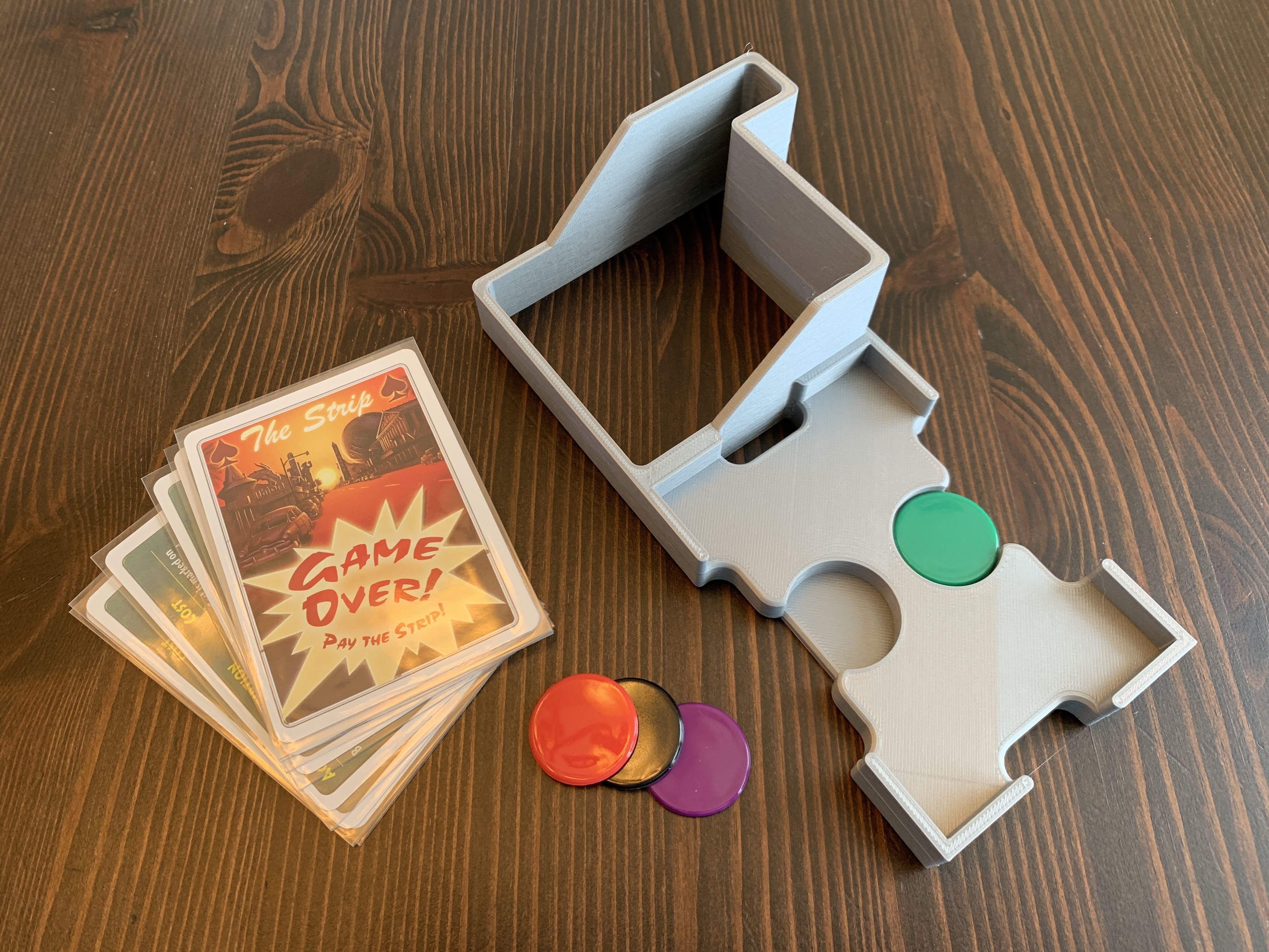 Lords of Vegas Board Game Organizer Insert with Up Expansion 3D print model_6