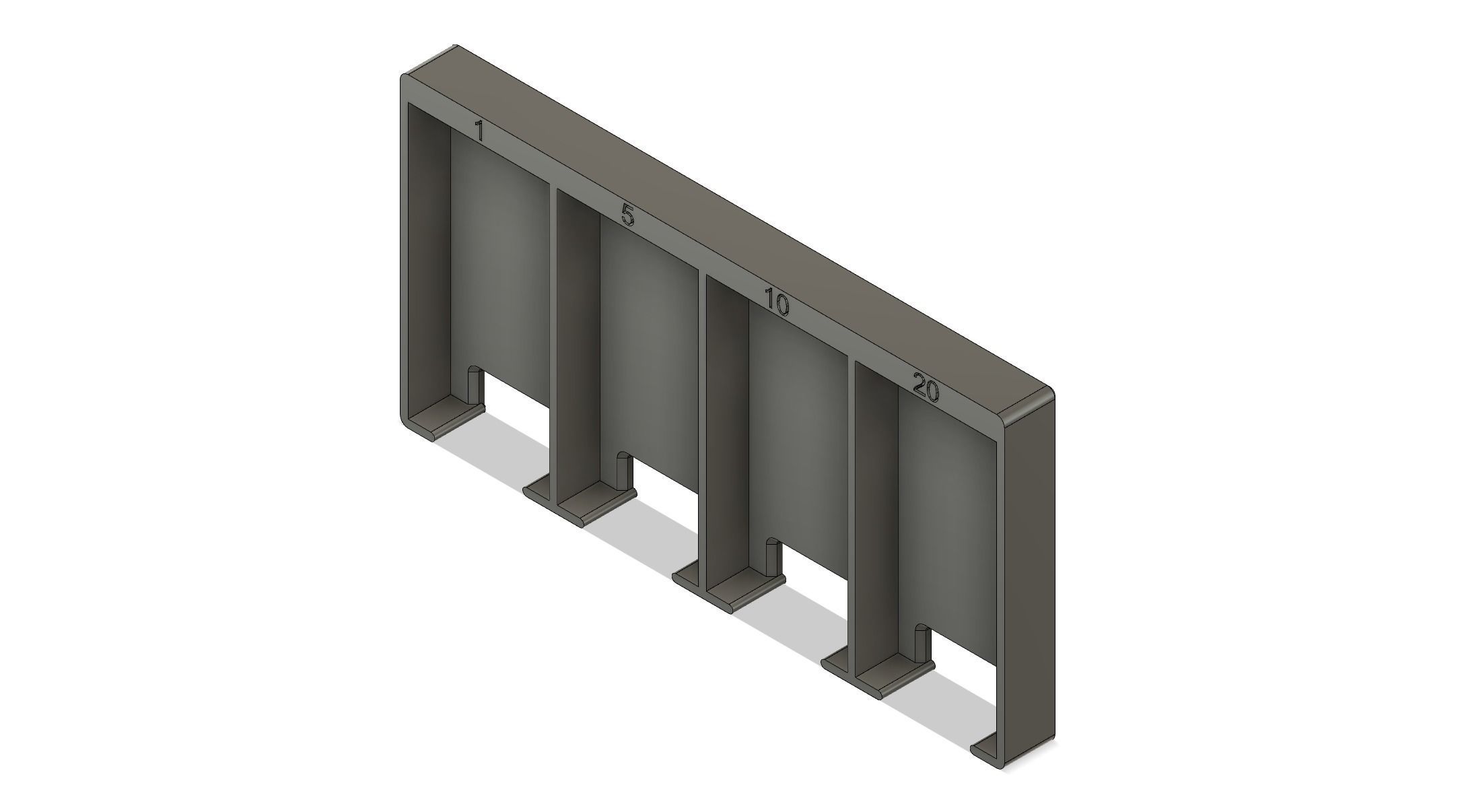 Lords of Vegas Board Game Organizer Insert with Up Expansion 3D print model_14