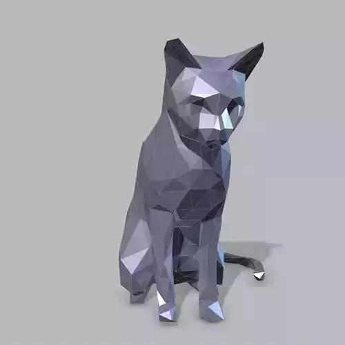cat stylized model
