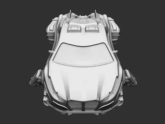 Car of the future 3D print model