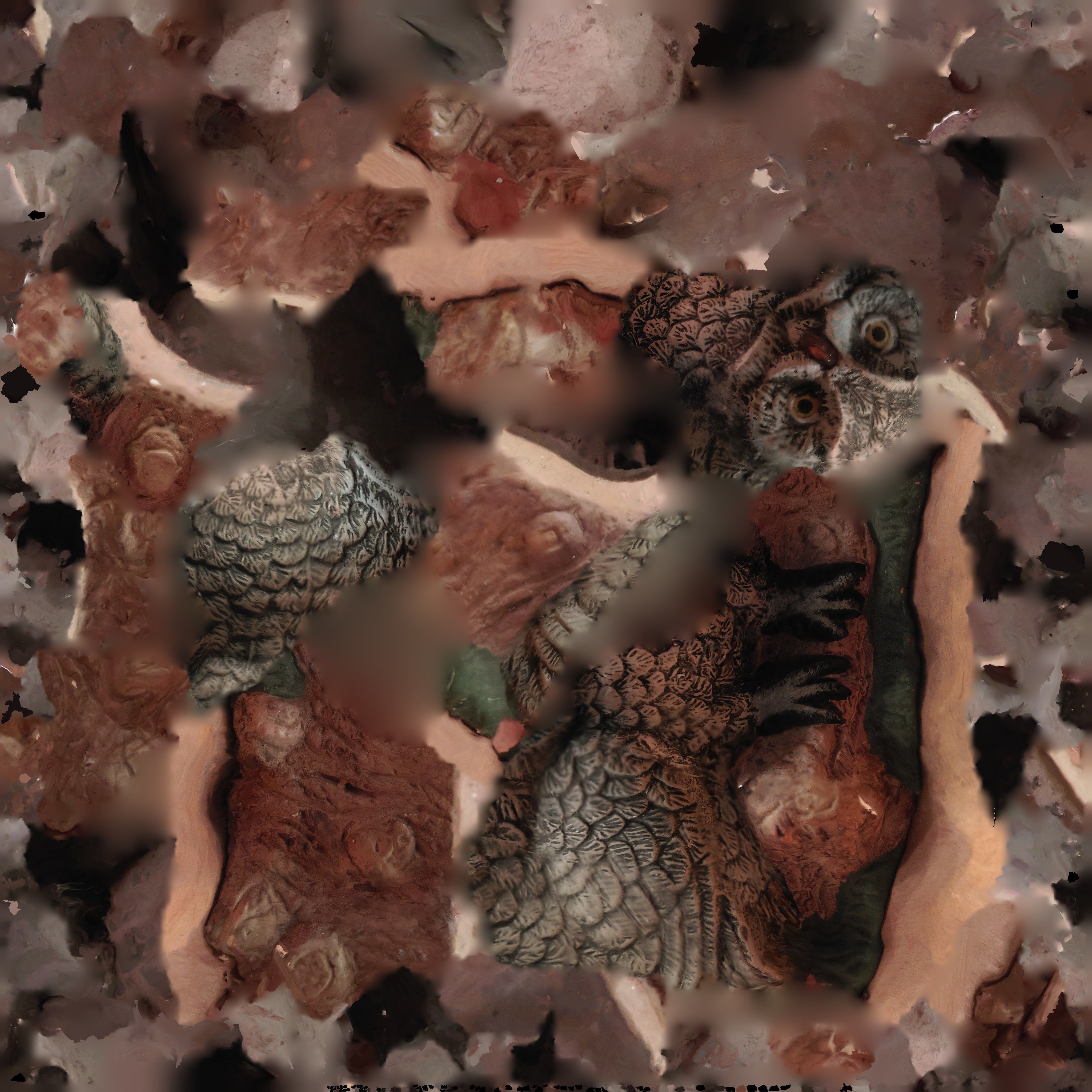 Owl 3D planter 3D print model_2