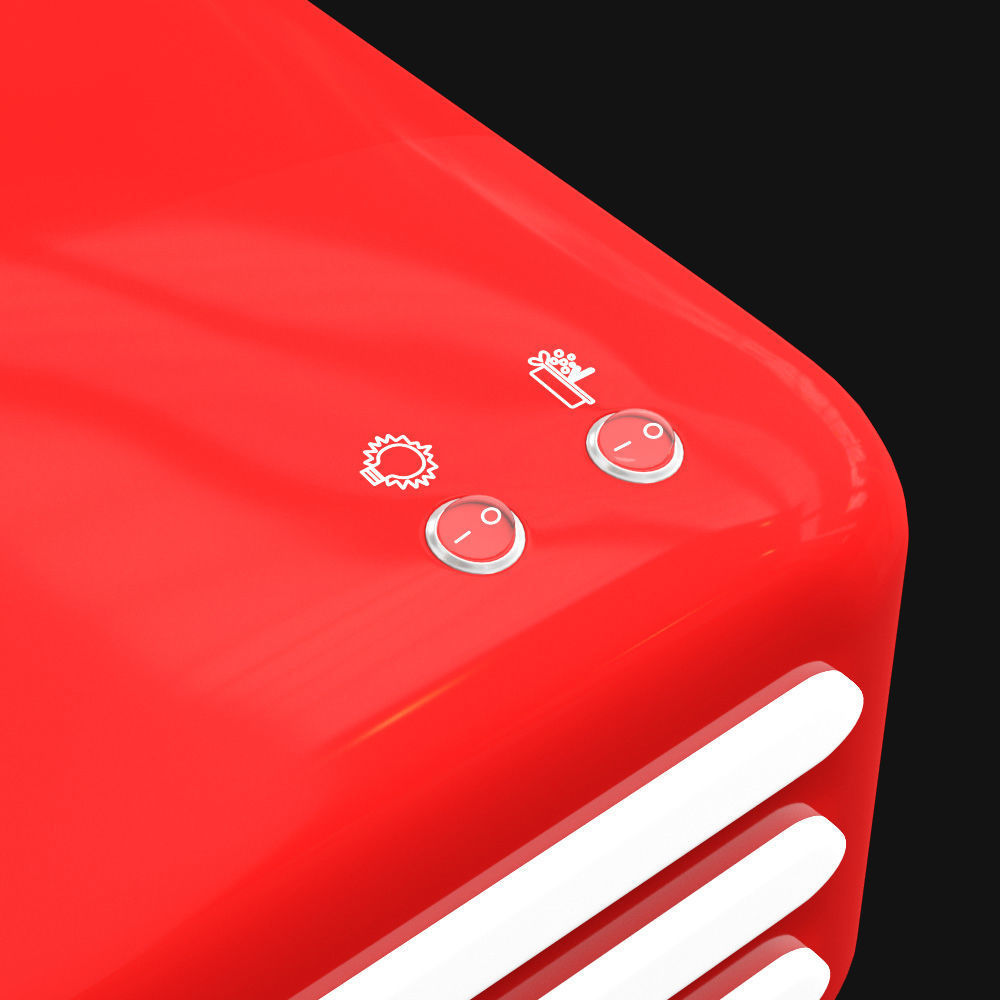 Nostalgia Coca Cola Ounce Kettle Popcorn Maker 3D model_4