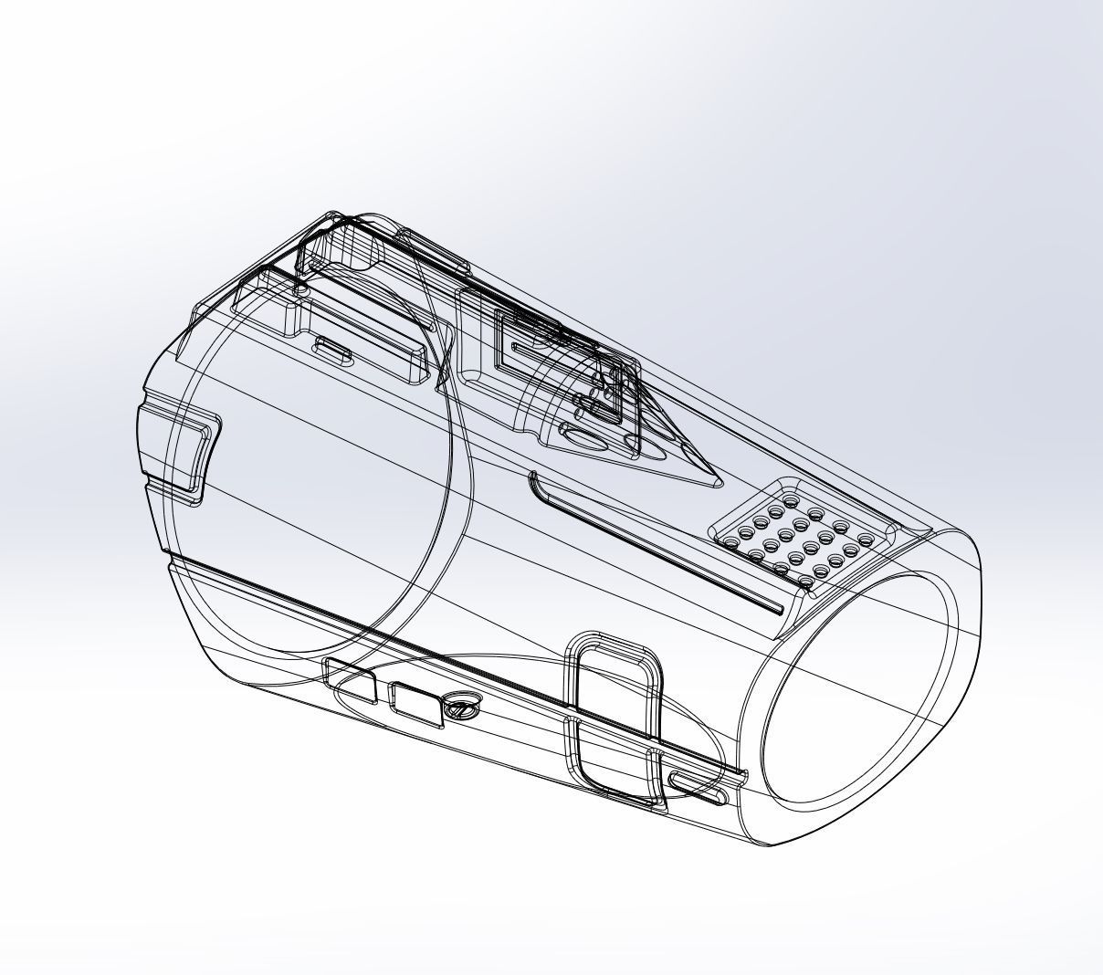 Star Wars Mandalorian Beskar Armor Left Arm Whistling Birds 3D print model_2