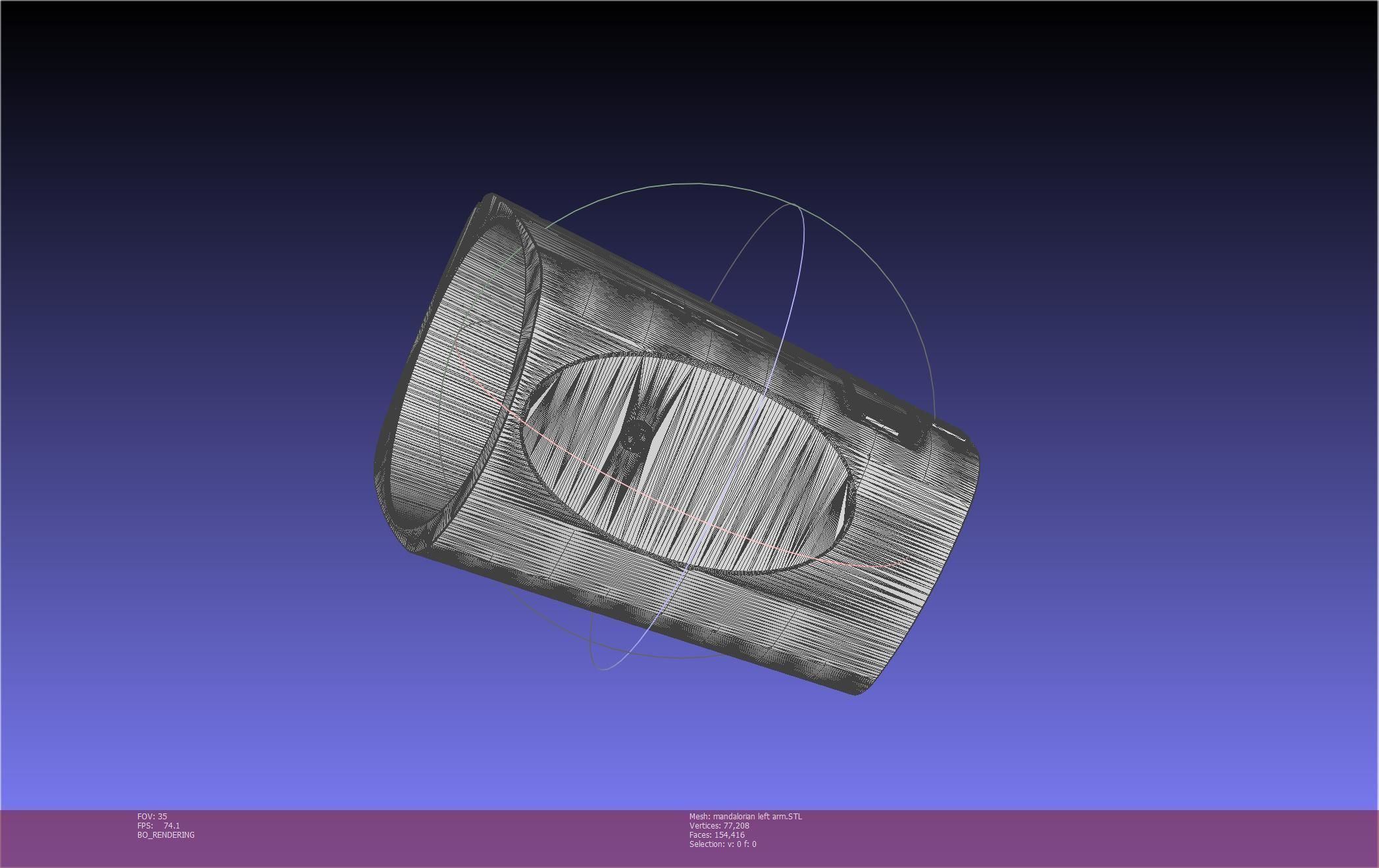 Star Wars Mandalorian Beskar Armor Left Arm Whistling Birds 3D print model_46