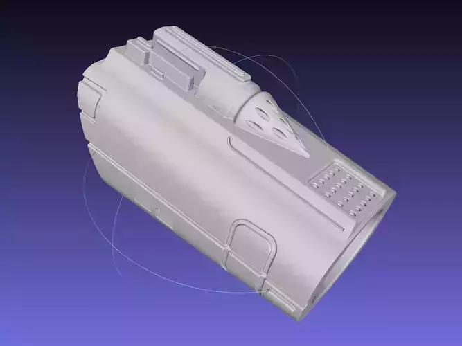 Star Wars Mandalorian Beskar Armor Left Arm Whistling Birds 3D print model