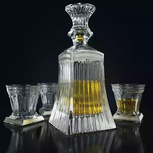 Set for whiskey Linea Argenti CR1859 3D model