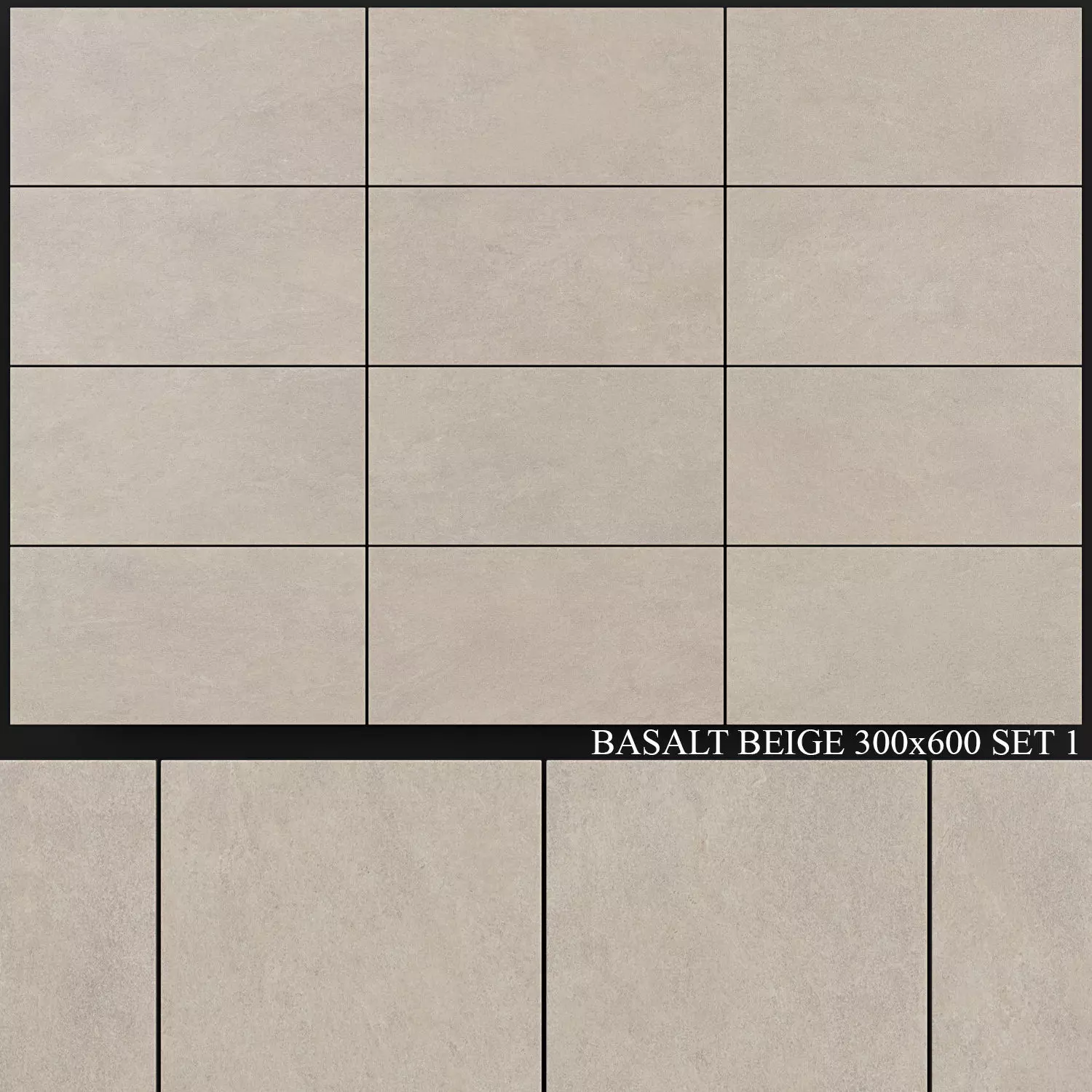 Yurtbay Seramik Basalt Beige 300x600 Set 1 3D model_0