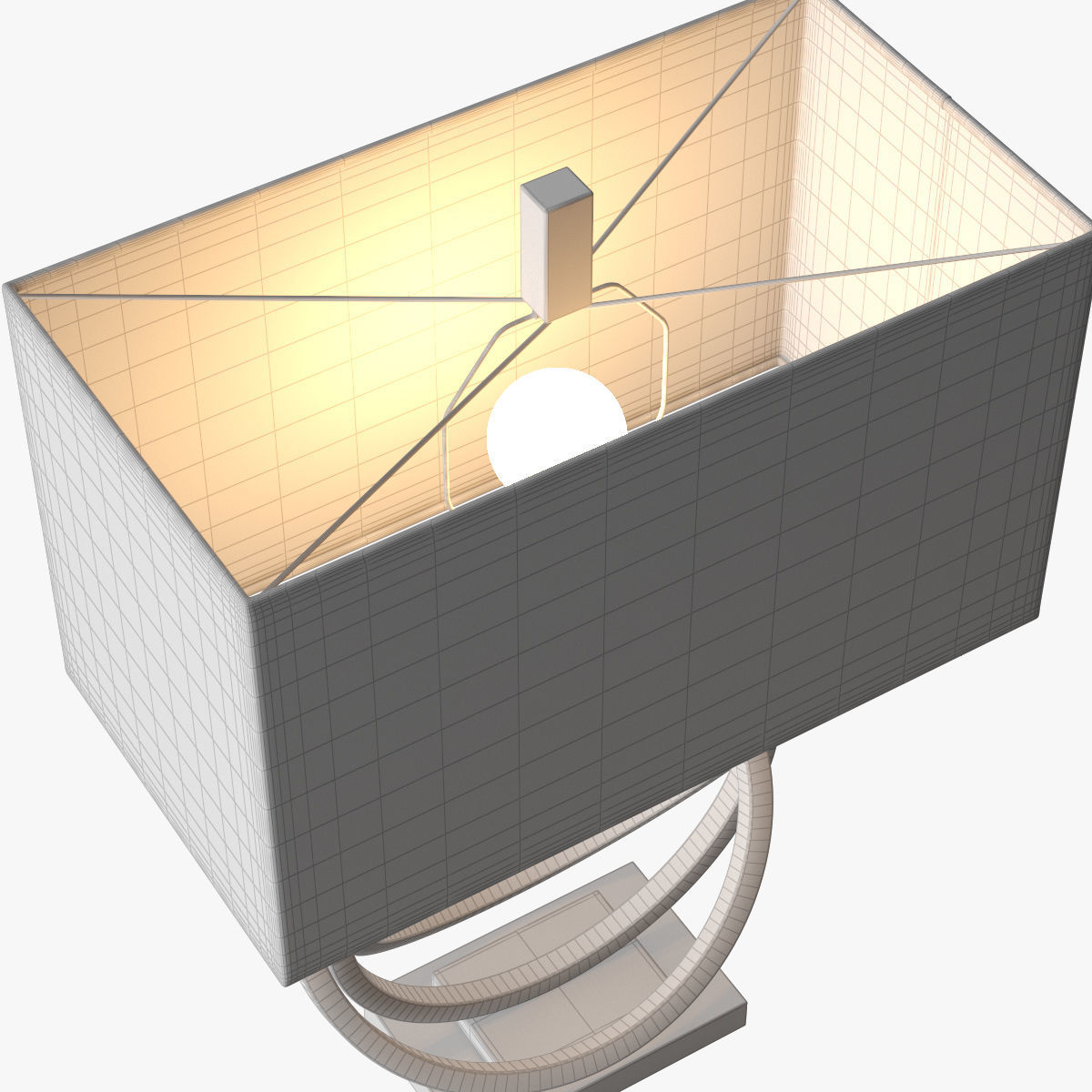 Uttermost Soroca Silver Rings Lamp 3D model_6