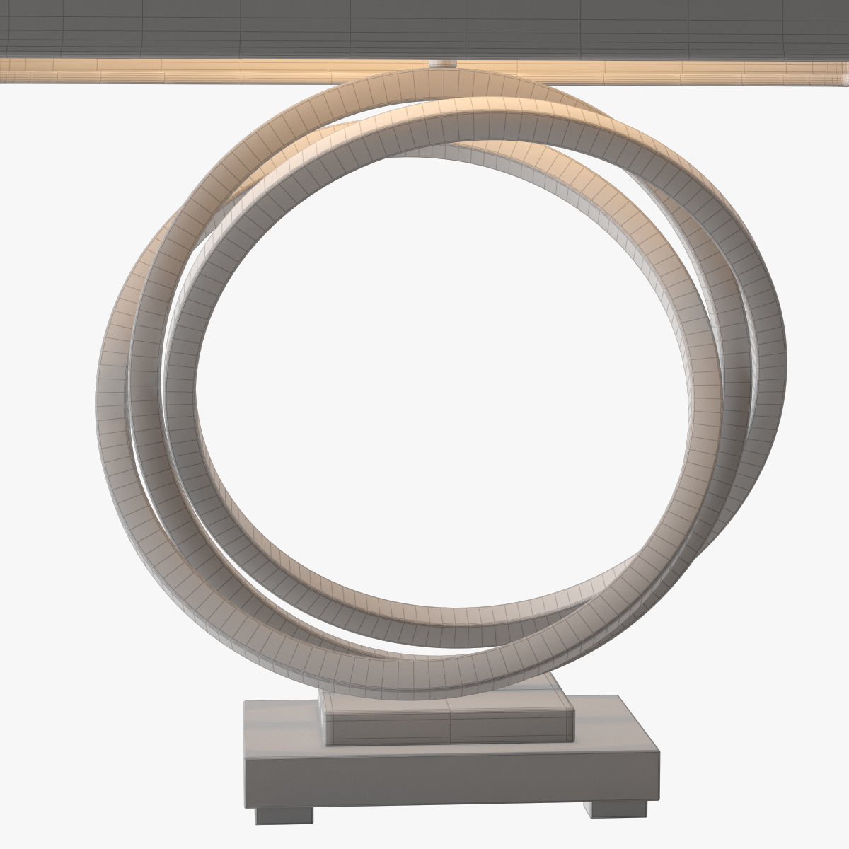 Uttermost Soroca Silver Rings Lamp 3D model_5