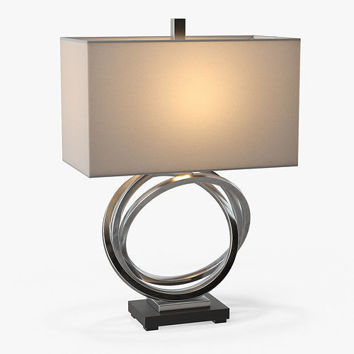Uttermost Soroca Silver Rings Lamp 3D model