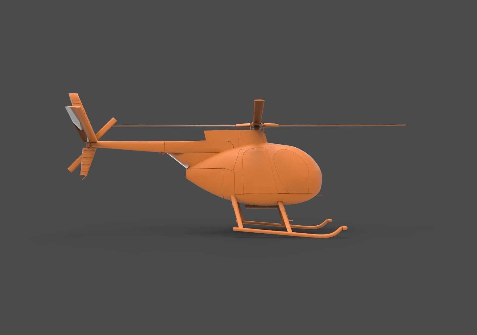 Hughes OH-6 Cayuse 3D print model_3