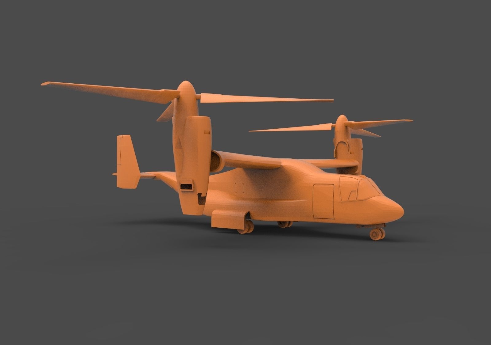 Bell Boeing V-22 3D print model_2