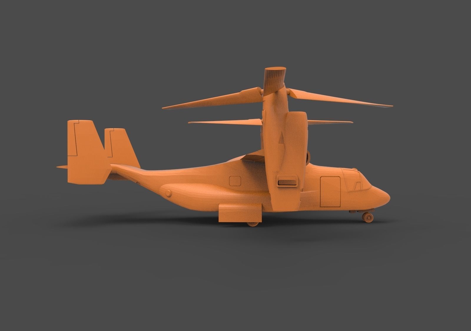 Bell Boeing V-22 3D print model_3