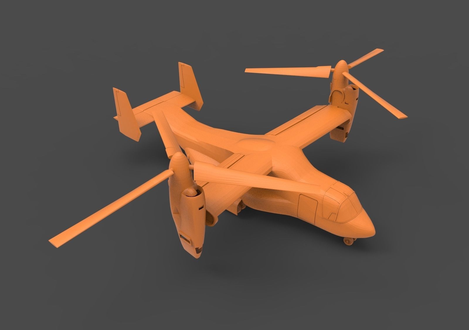 Bell Boeing V-22 3D print model_7
