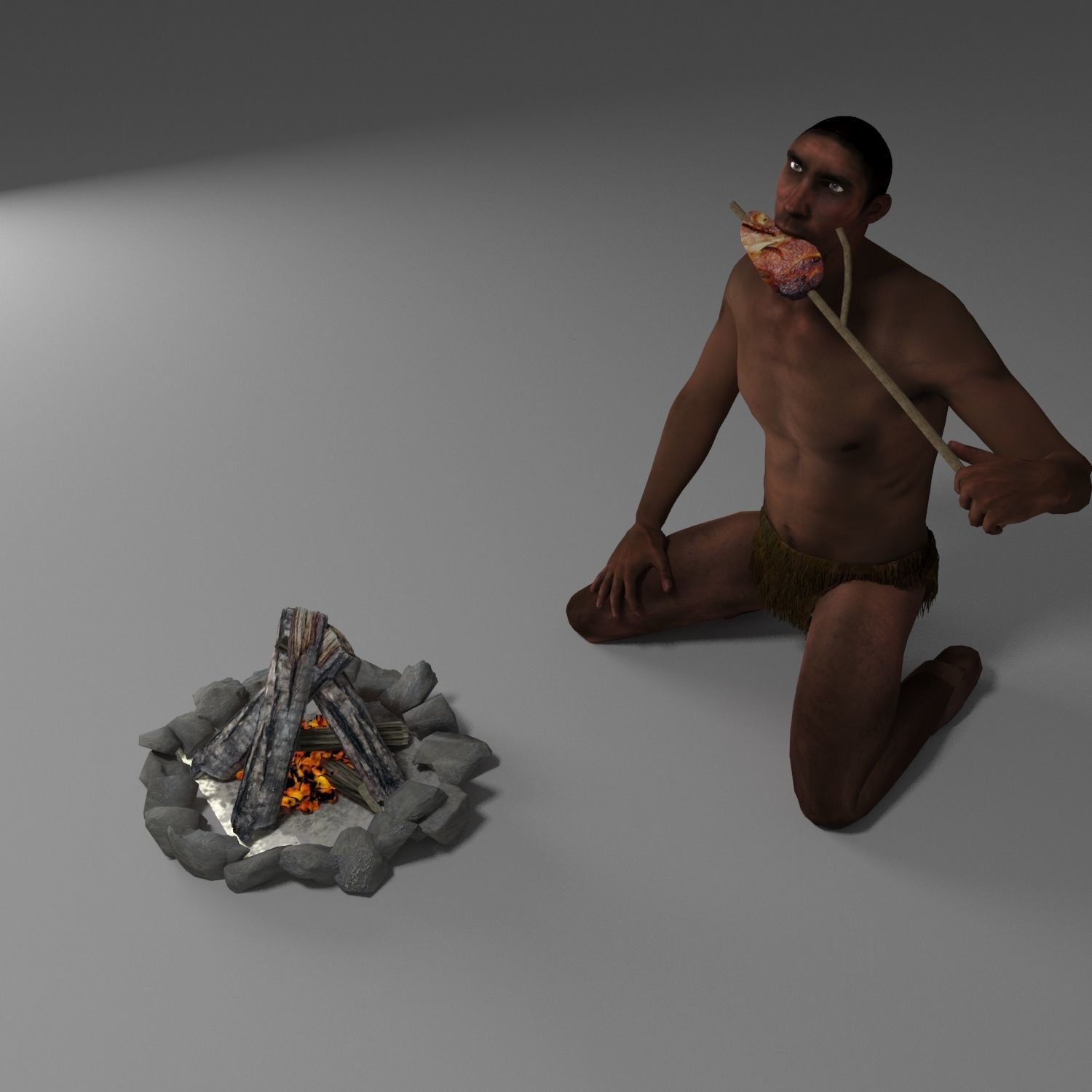 Homo erectus 3D model_4
