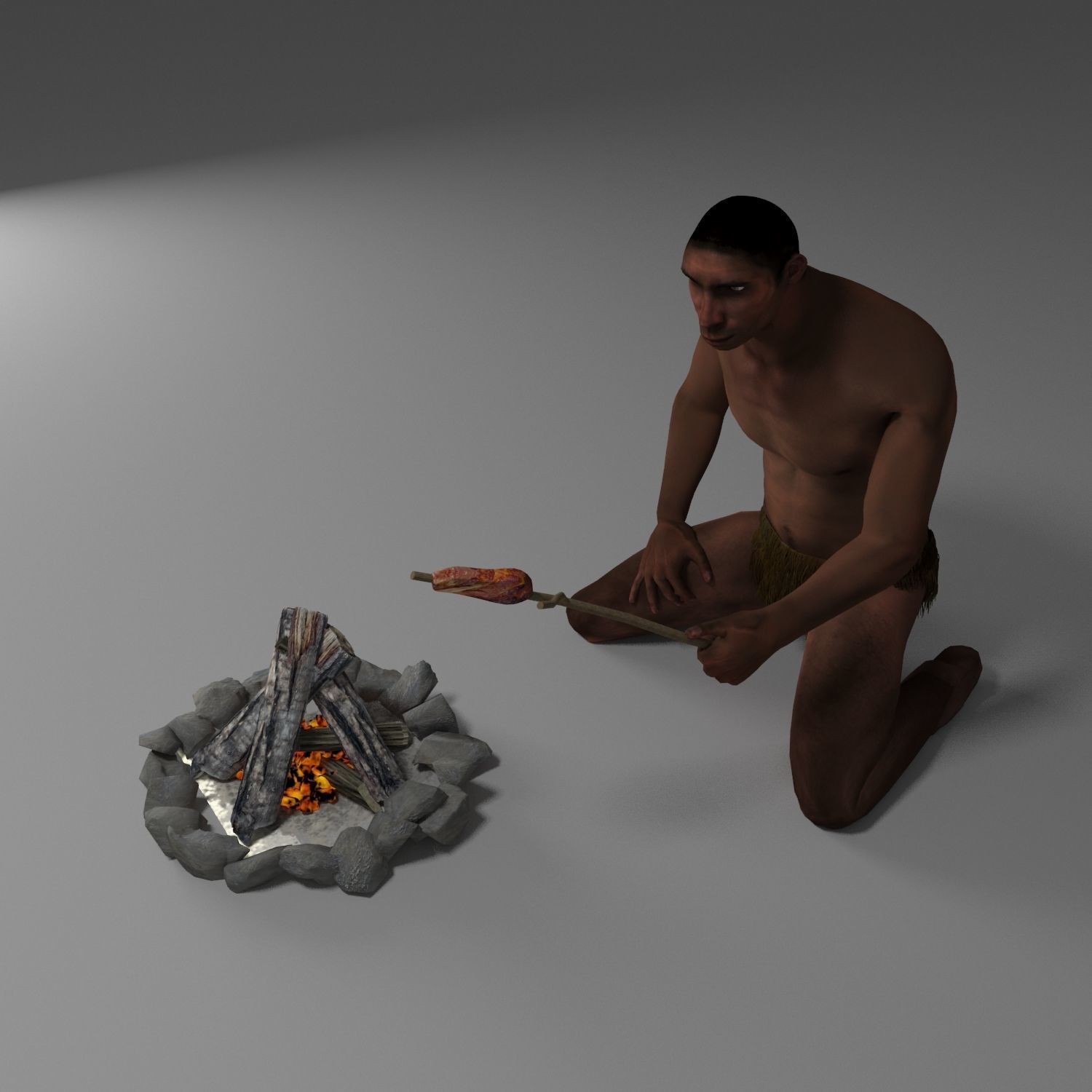Homo erectus 3D model_2