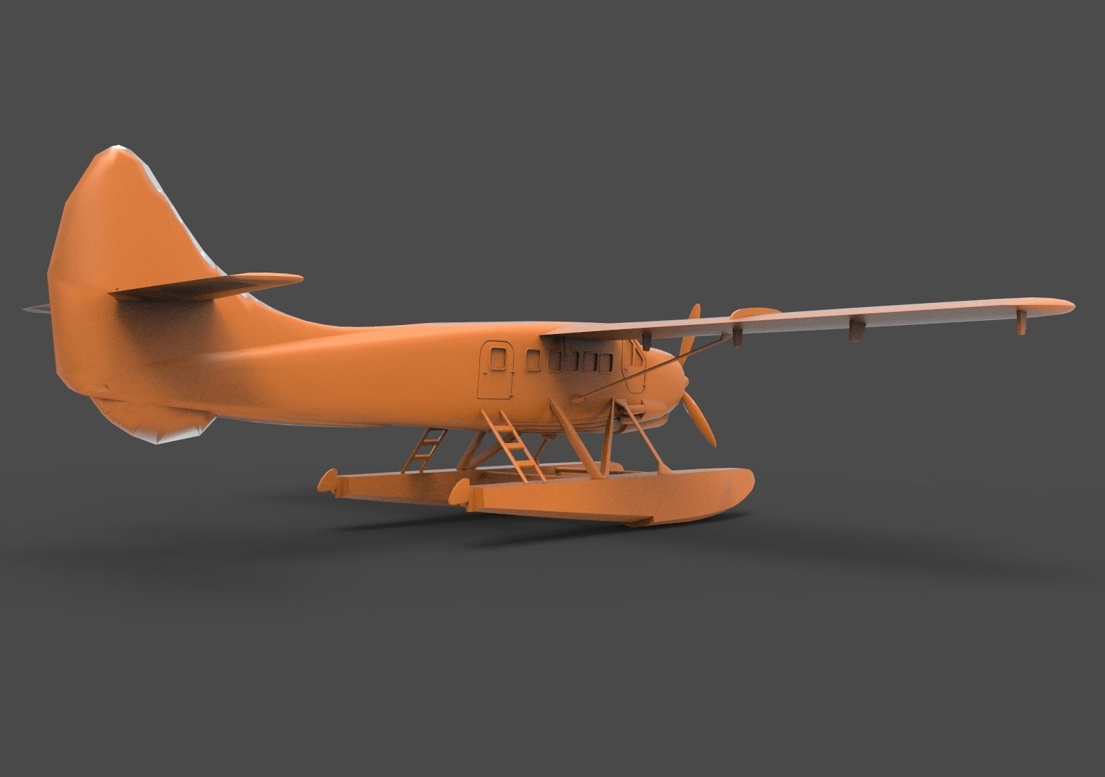 DHC-3 Otter 3D print model_4