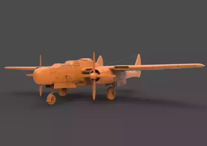Northrop P-61 3D print model