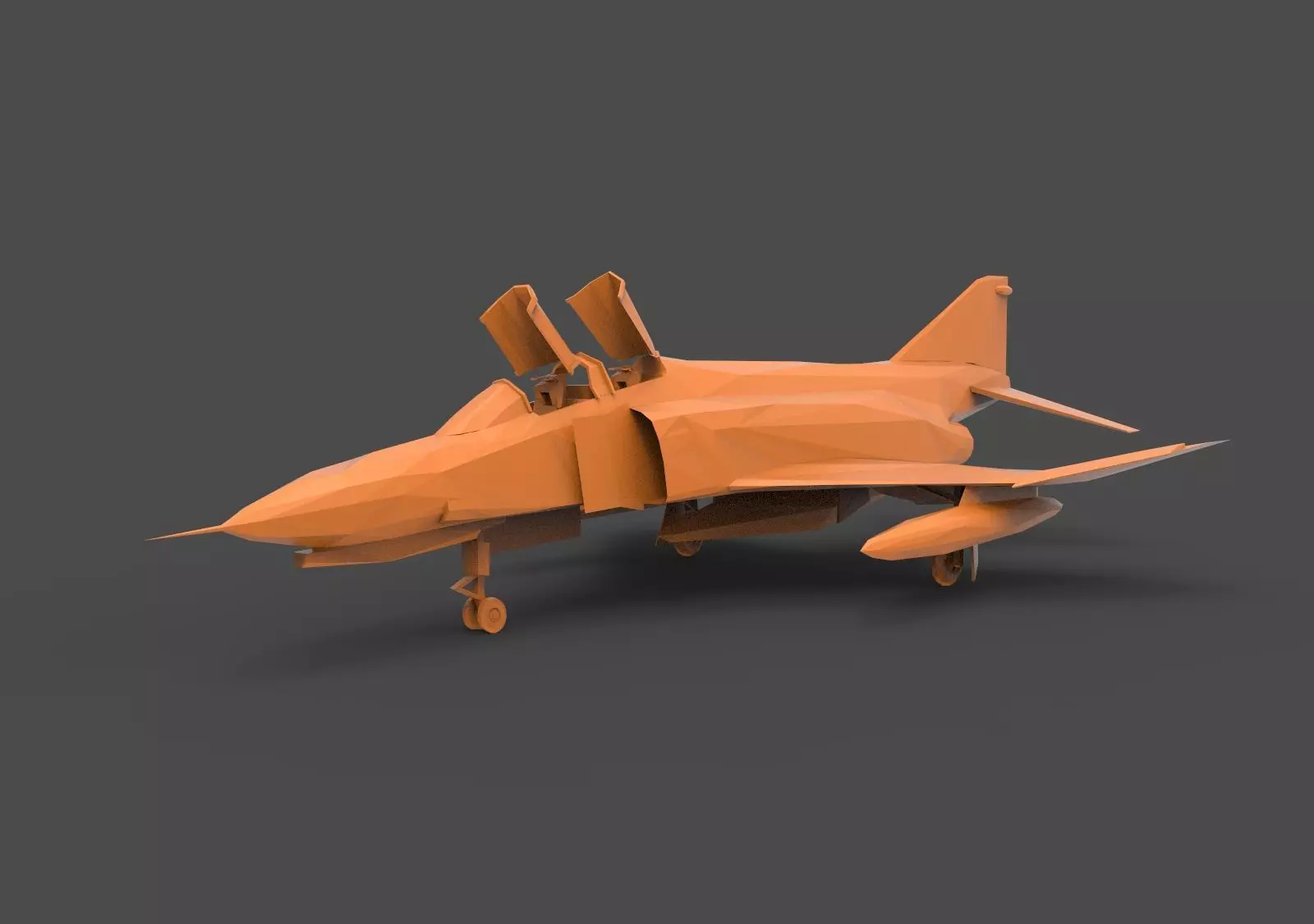 Douglas F-4 Phantom II 3D print model_0