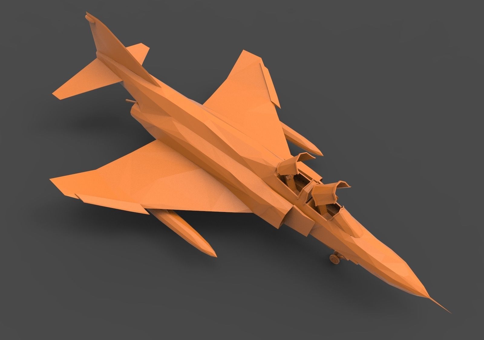 Douglas F-4 Phantom II 3D print model_7