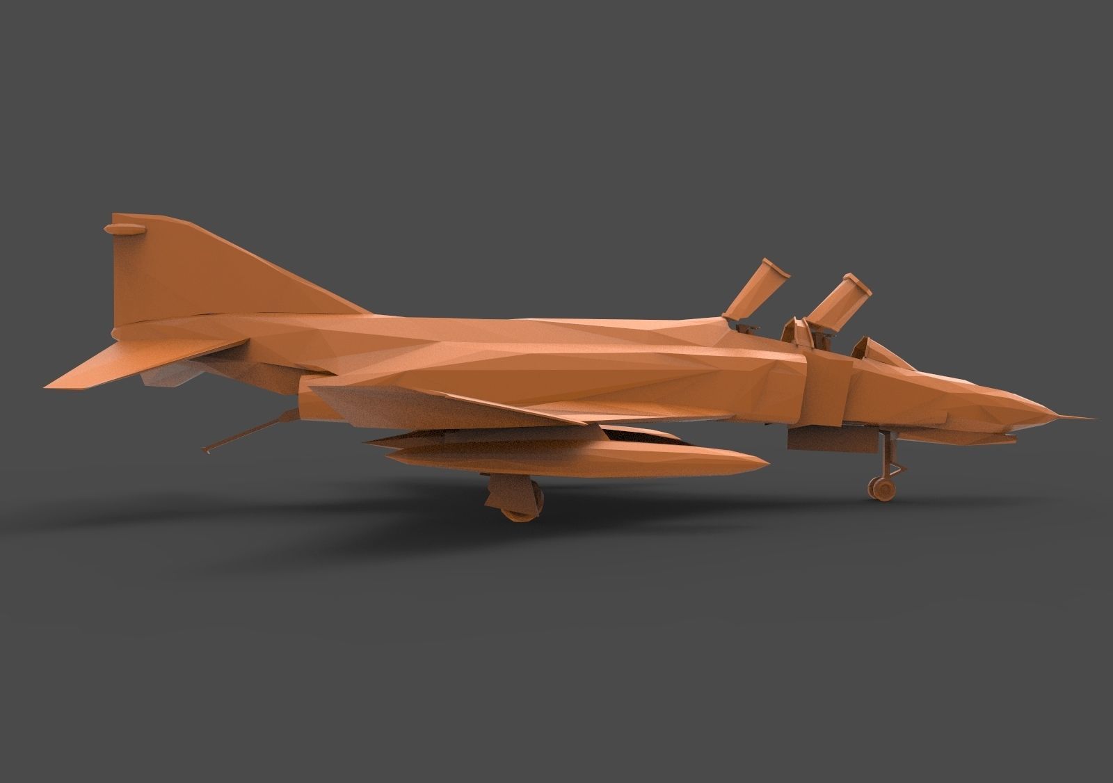 Douglas F-4 Phantom II 3D print model_3