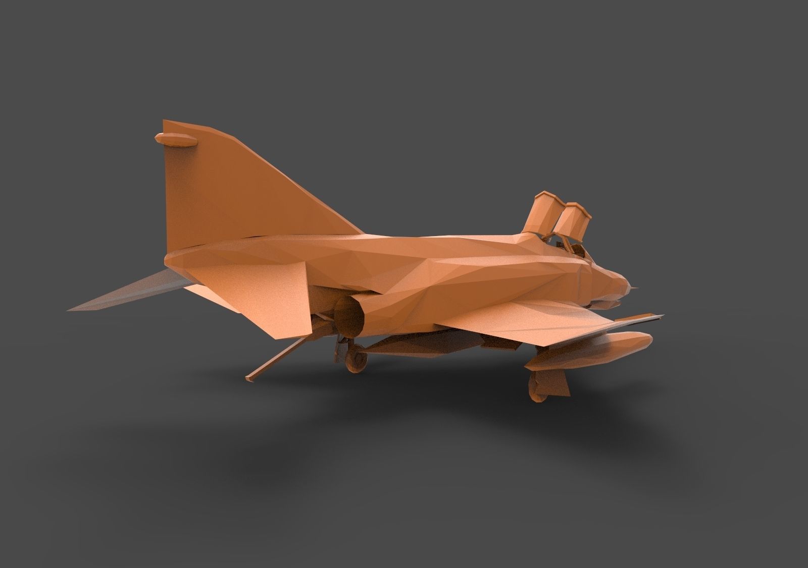 Douglas F-4 Phantom II 3D print model_4