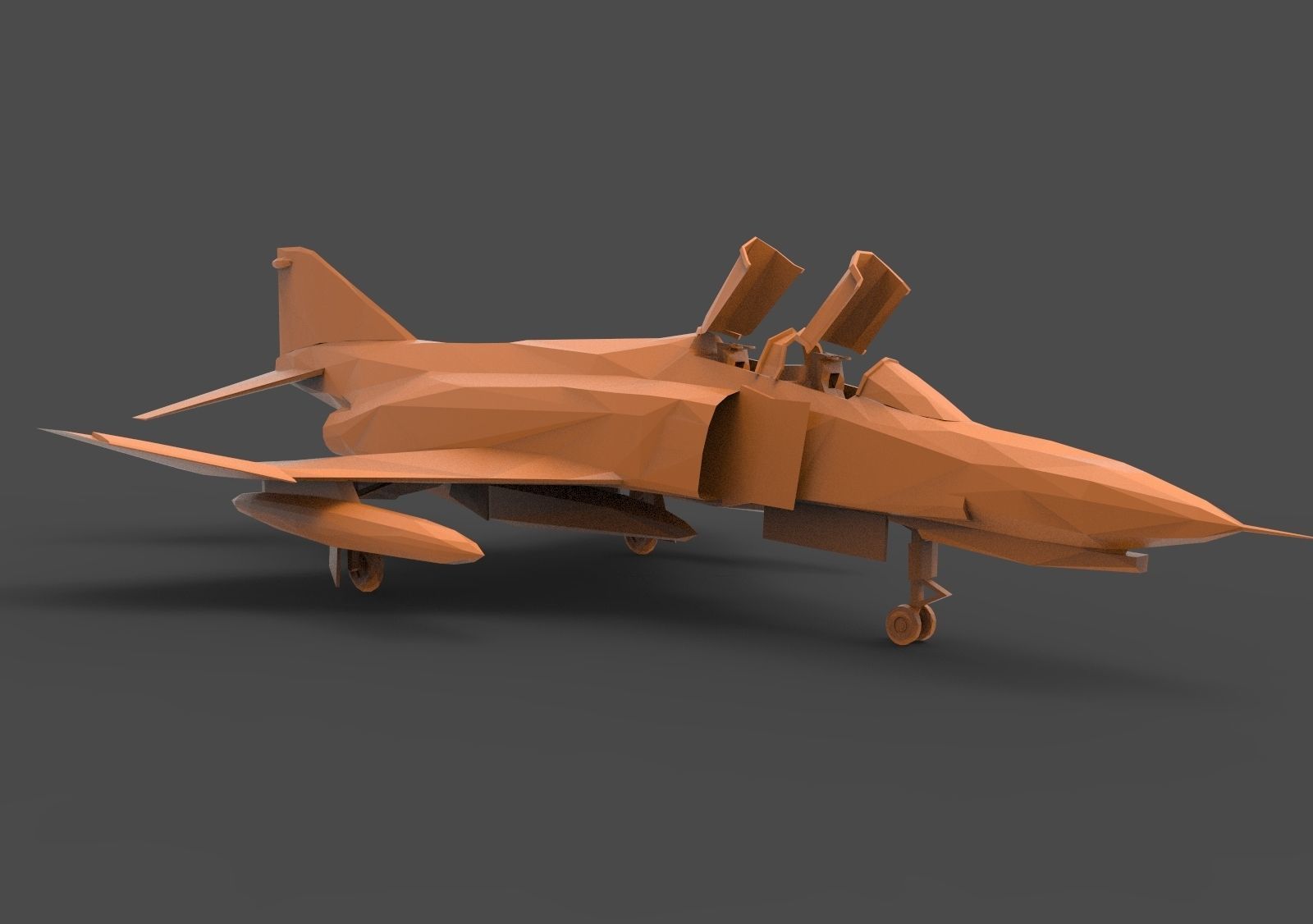 Douglas F-4 Phantom II 3D print model_2