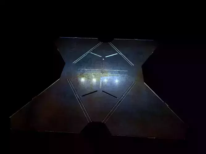 sci fi paneling 3D model