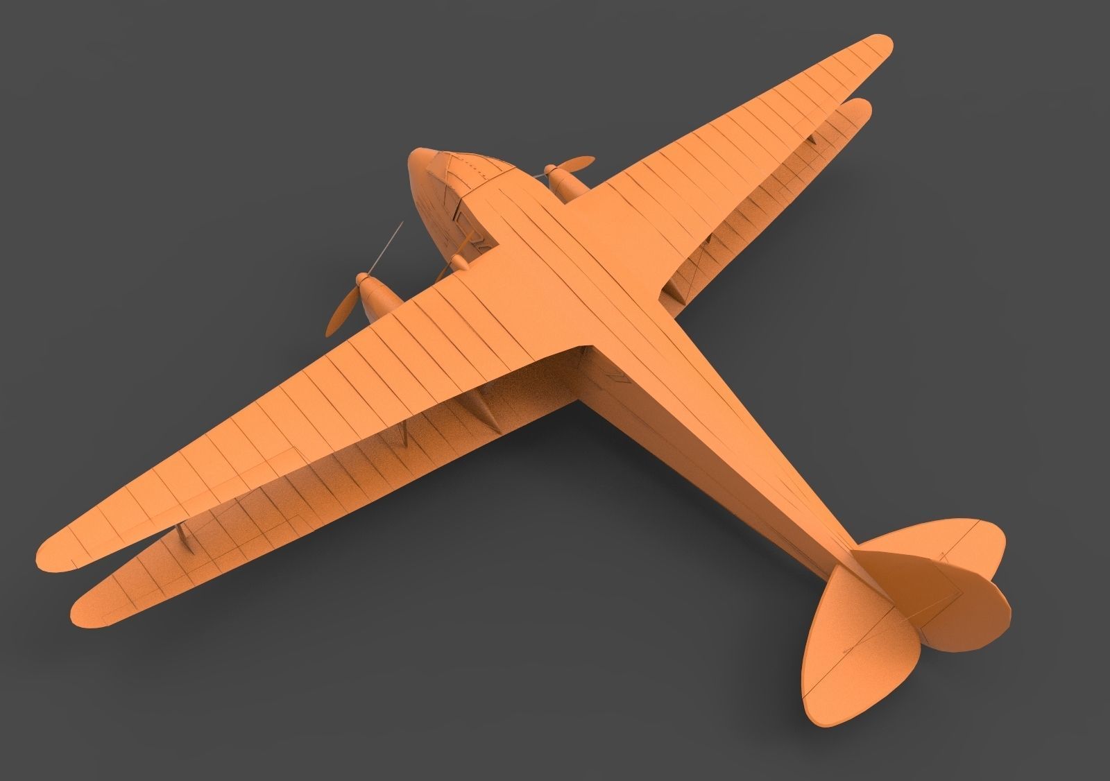 Havilland Dragon Rapide 3D print model_6