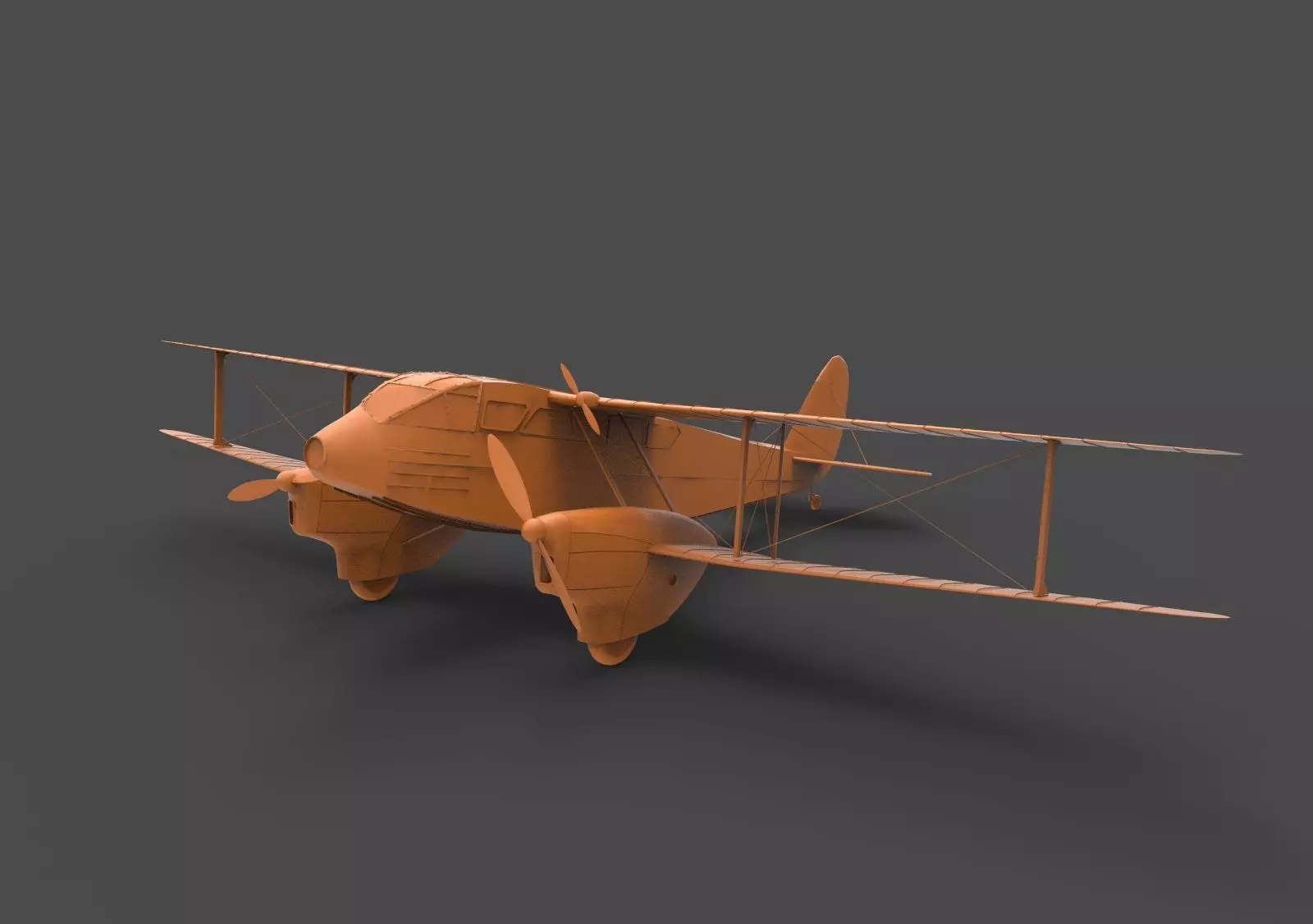 Havilland Dragon Rapide 3D print model_0