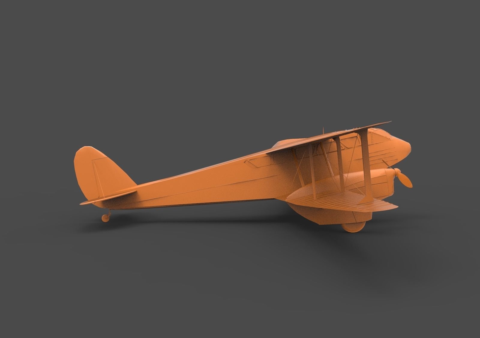 Havilland Dragon Rapide 3D print model_3