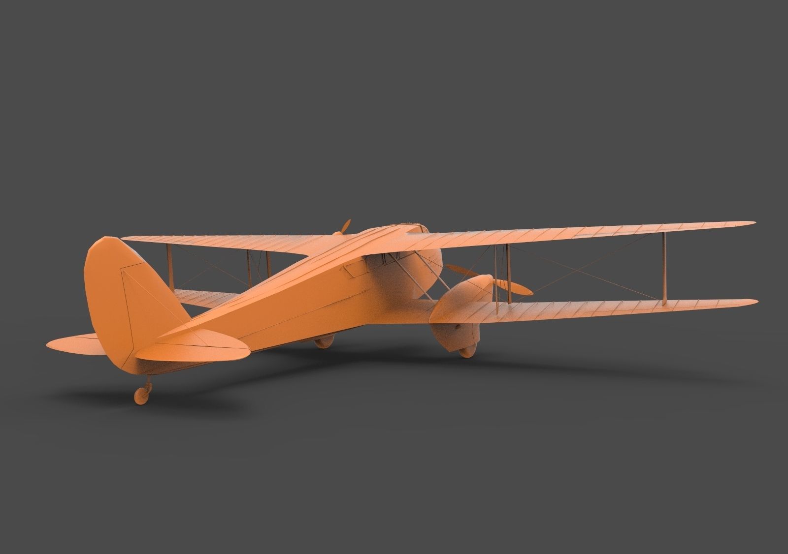 Havilland Dragon Rapide 3D print model_4