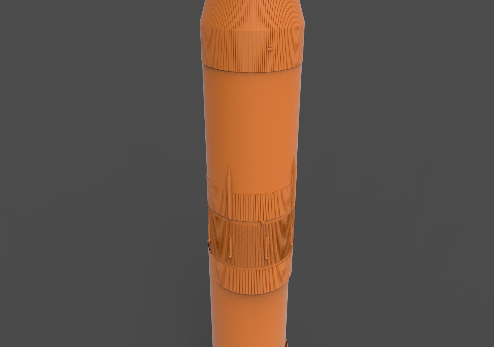 Saturn Rocket 3D print model_3