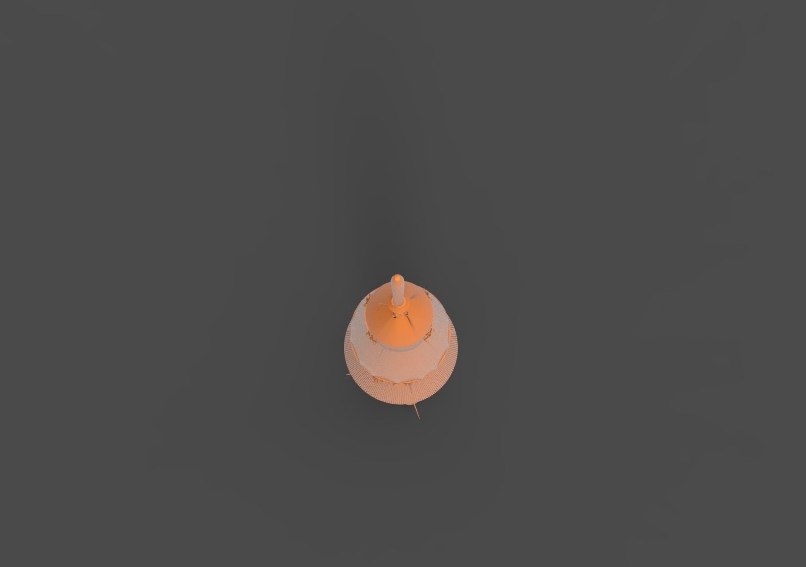 Saturn Rocket 3D print model_2