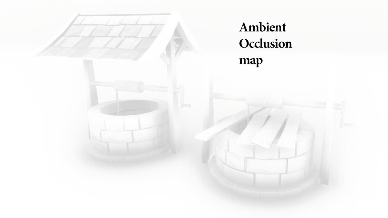 Medieval Well Stylized Low-poly 3D model_8