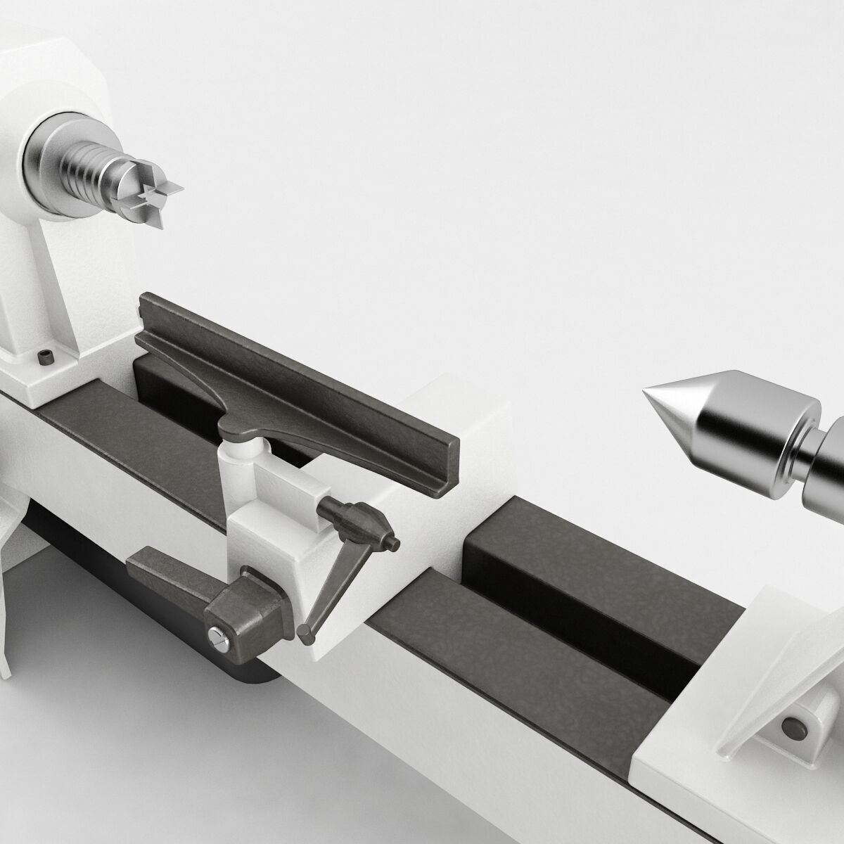 Variable Speed Mini Lathe 3D model_3
