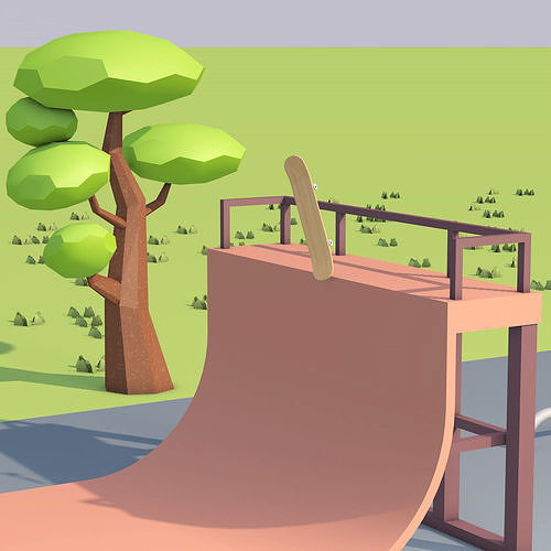 Skateboard Park 3D model