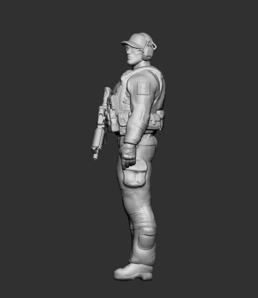 SWAT Police Miniature 3D print model_4